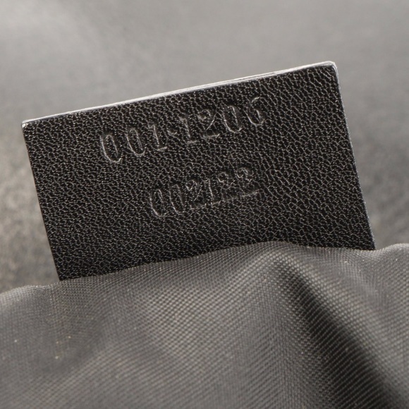 Authentic Gucci Razor Black Leather Bag With Nylon & Leather Strap - Picture 12 of 14